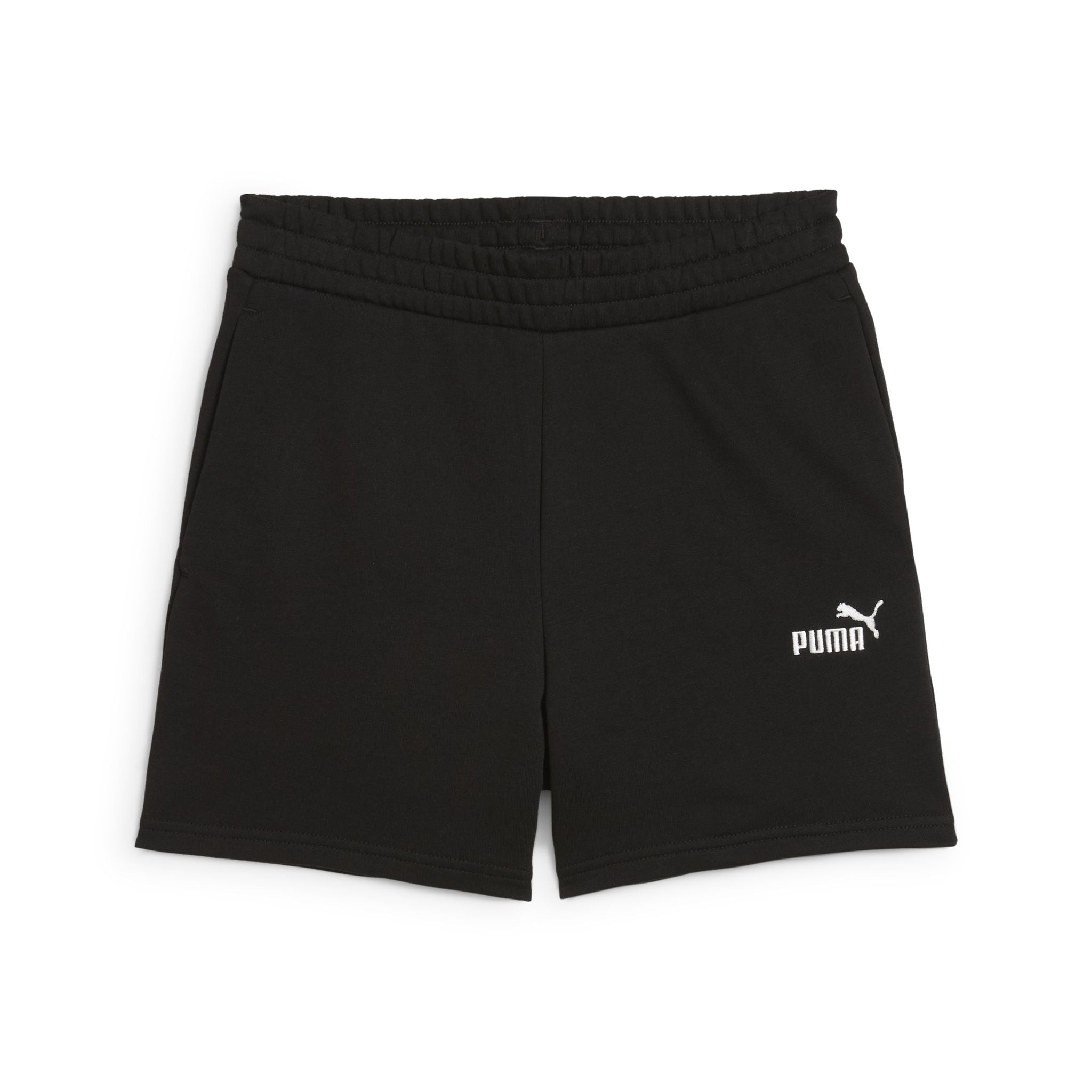 PUMA Essentials No.1 Logo High-Waisted Womens Shorts