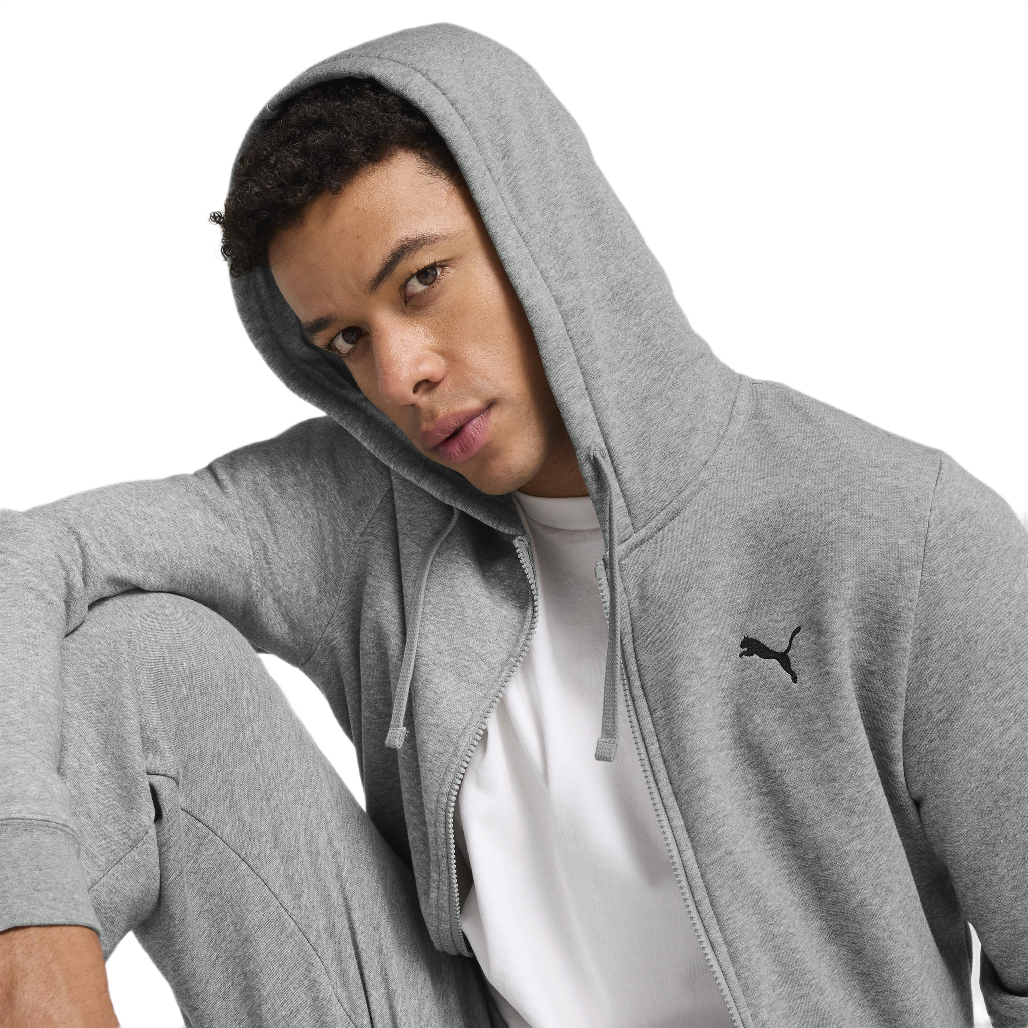 PUMA Essentials Mens Full-Zip Hoodie