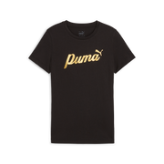 PUMA Ess+ Script Metallic Girls Tee