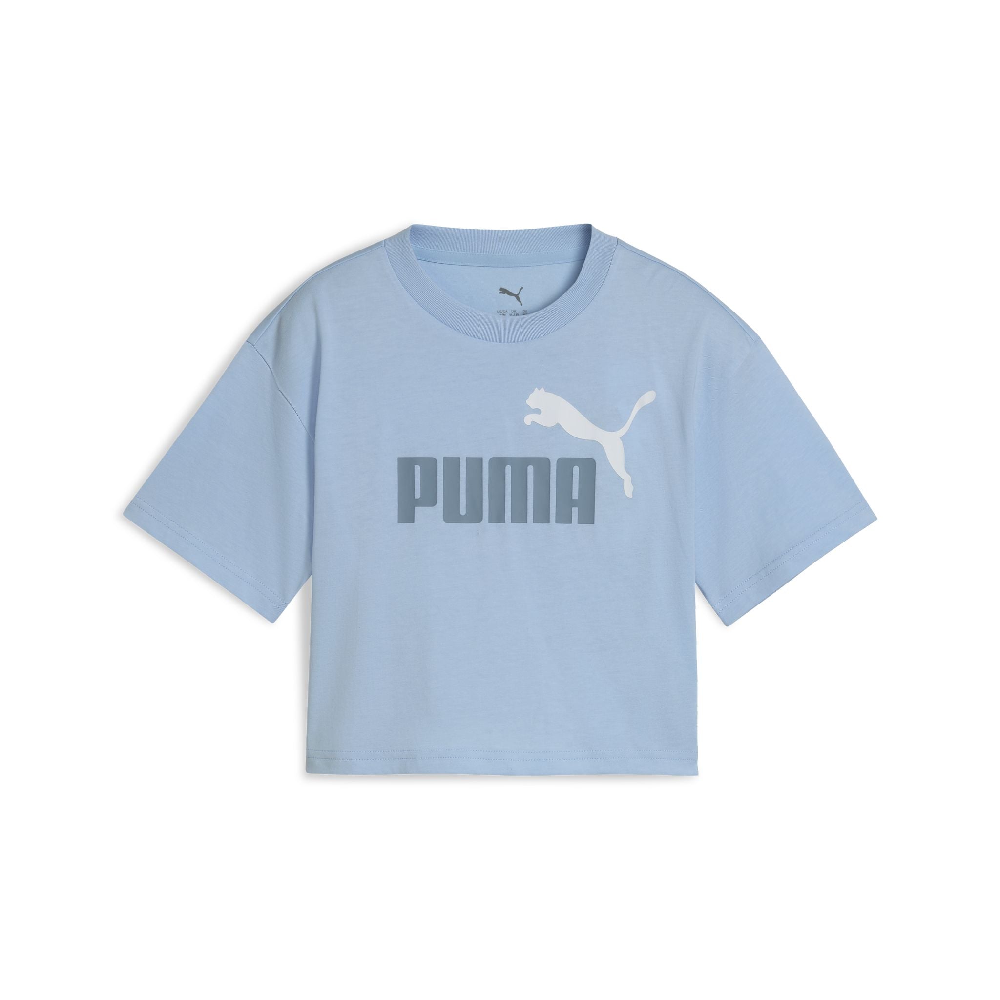 PUMA Essentials 2 Colour No.1 Logo Girls Tee