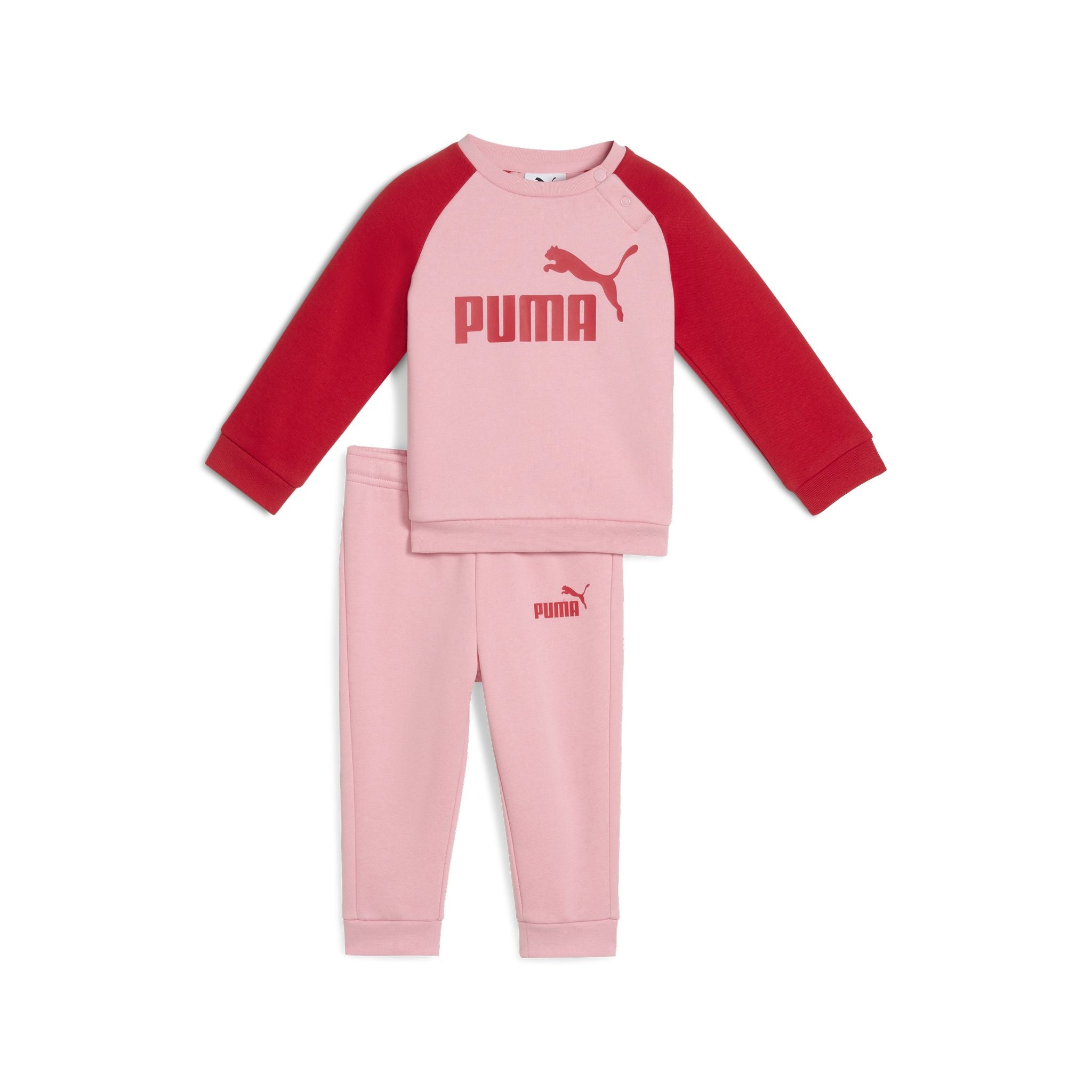 PUMA Minicats Essentials Raglan Infants Crew Set