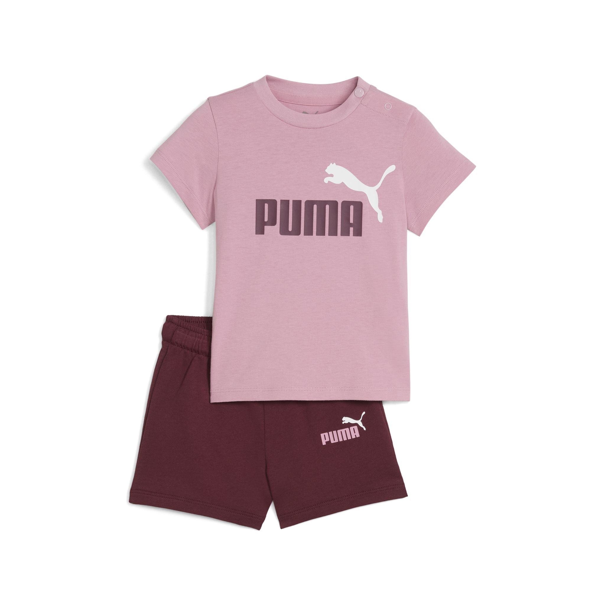 PUMA Minicats Essentials Infants Tee and Shorts Set