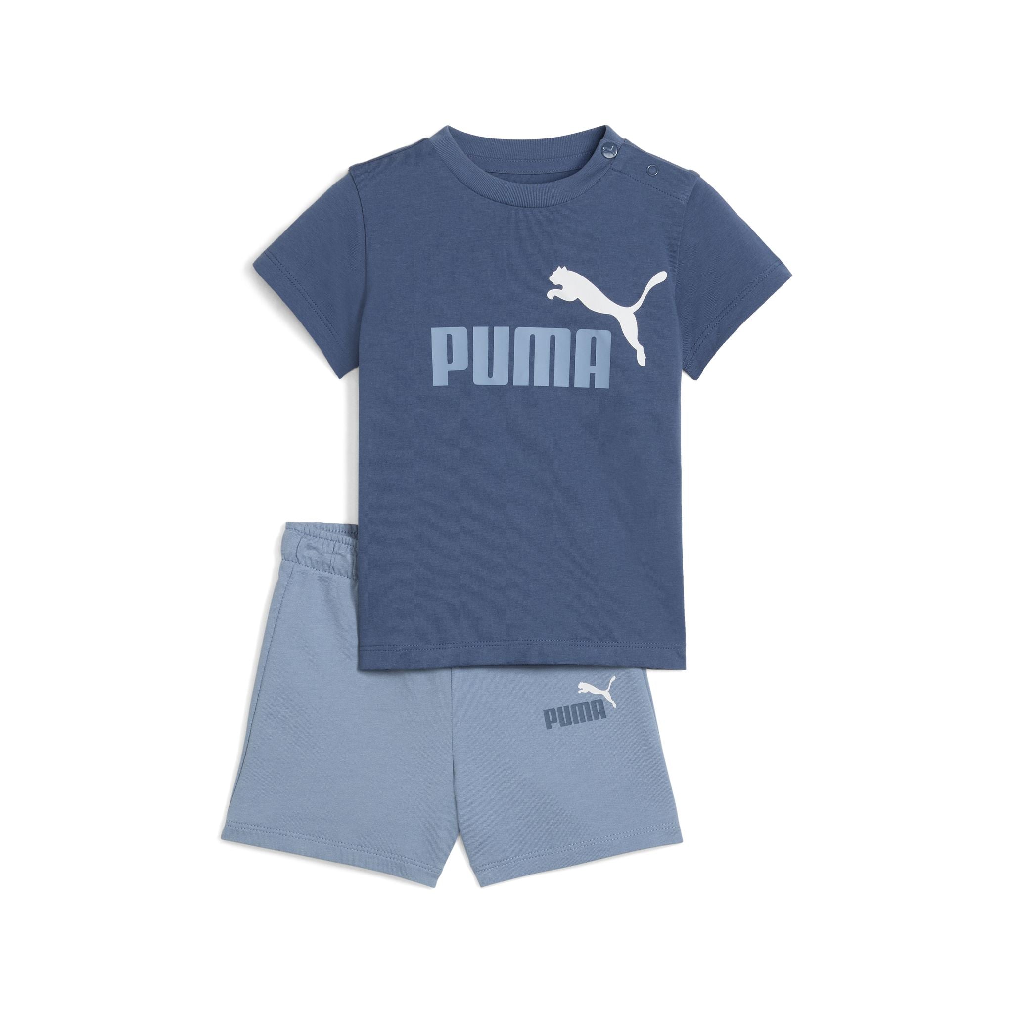 PUMA Minicats Essentials Infants Tee and Shorts Set