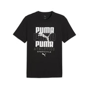 PUMA Graphic Stacked Mens Tee