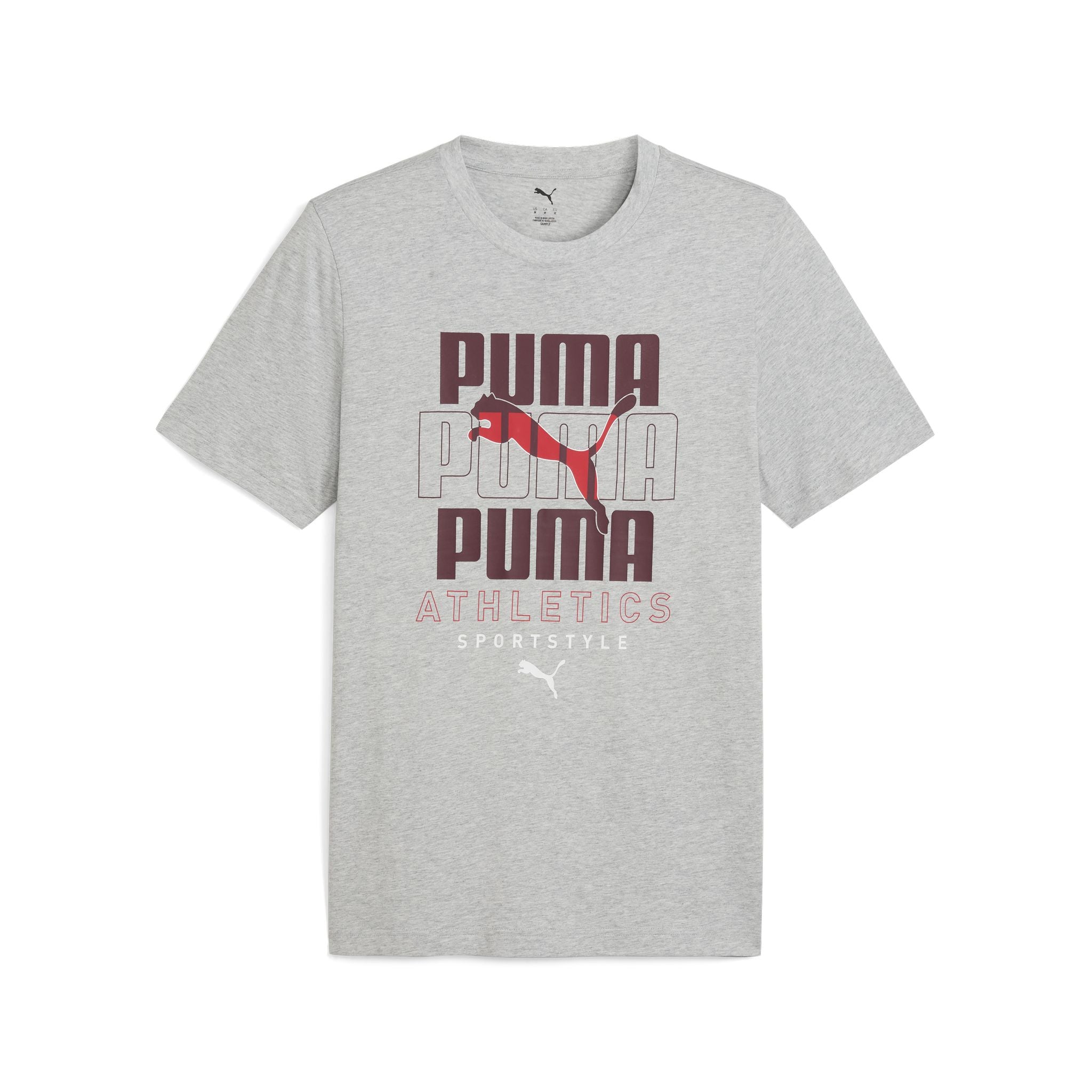 PUMA Graphic Stacked Mens Tee