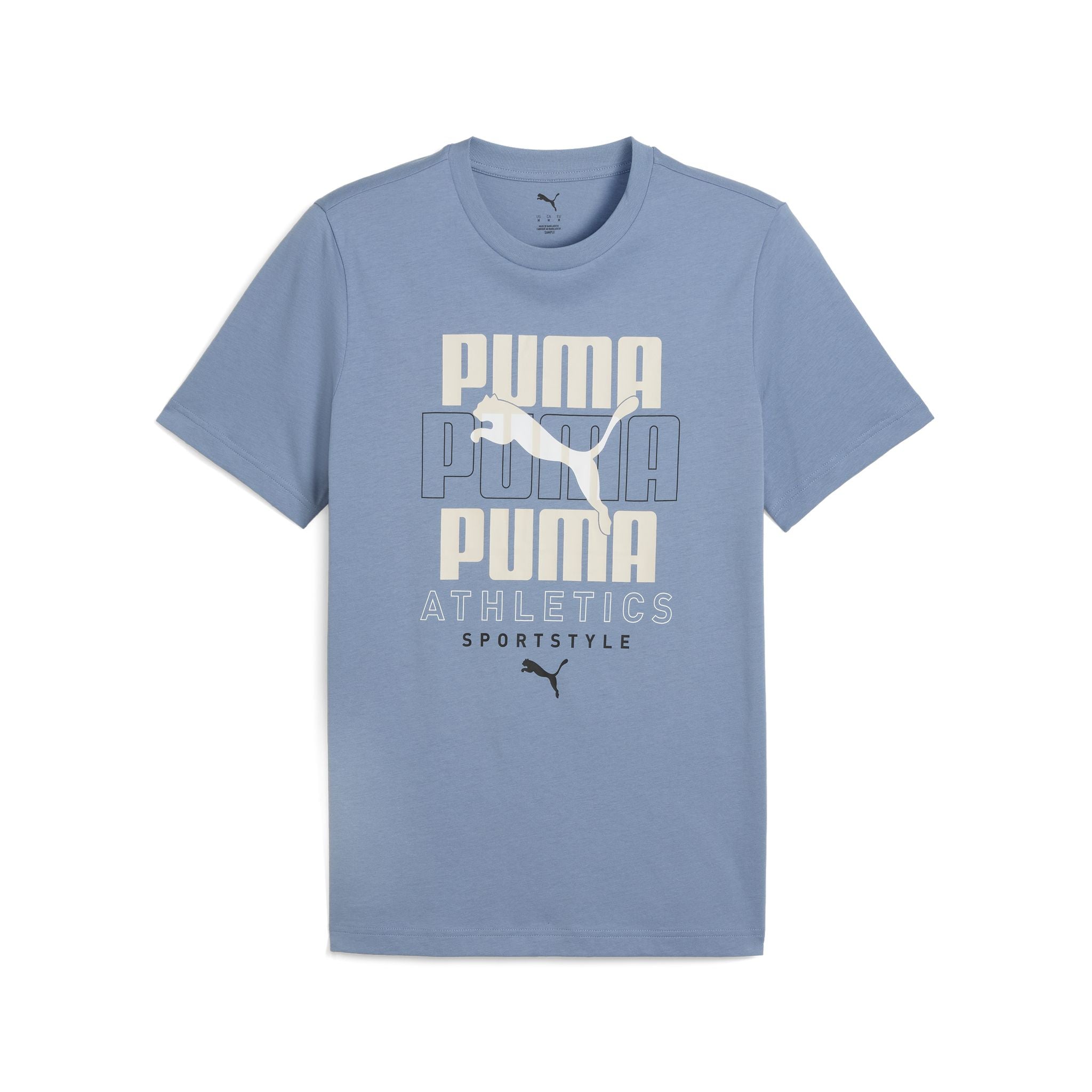 PUMA Graphic Stacked Mens Tee