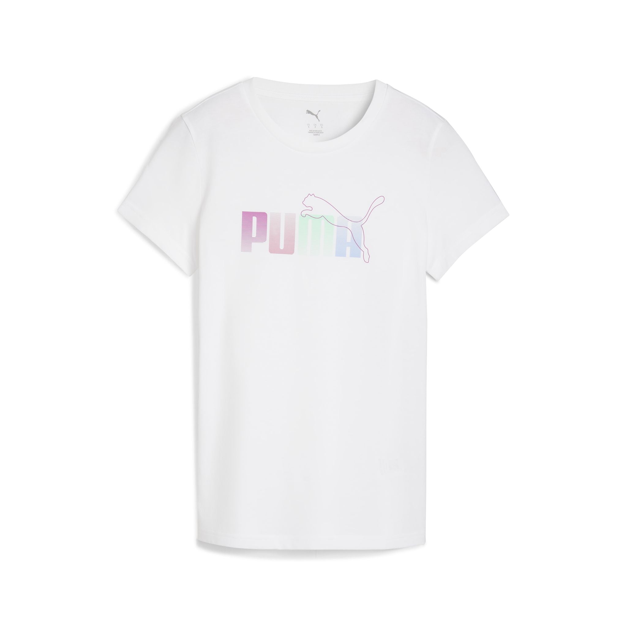 PUMA Graphic Stacked Womens Tee