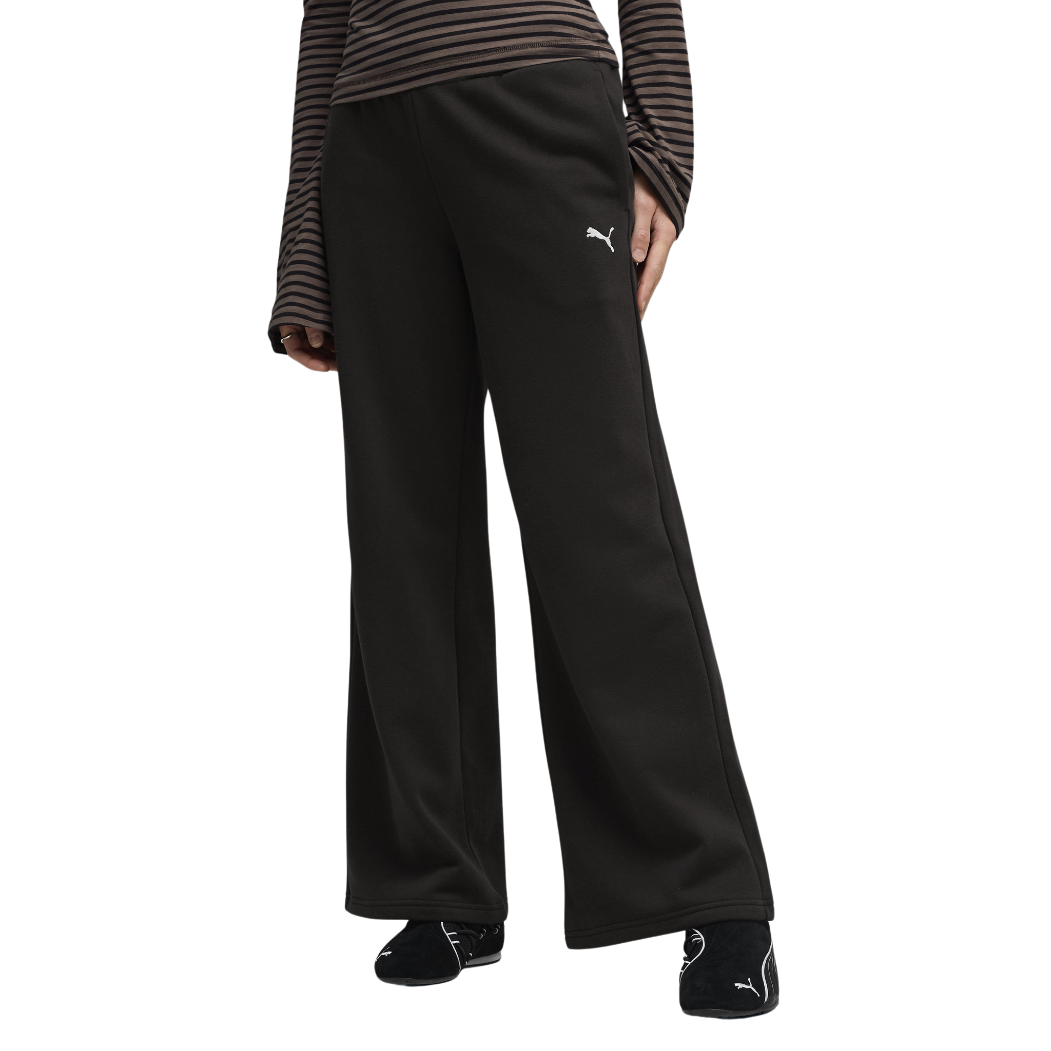 PUMA Essentials Cat Comfort Womens Wide Leg Pants