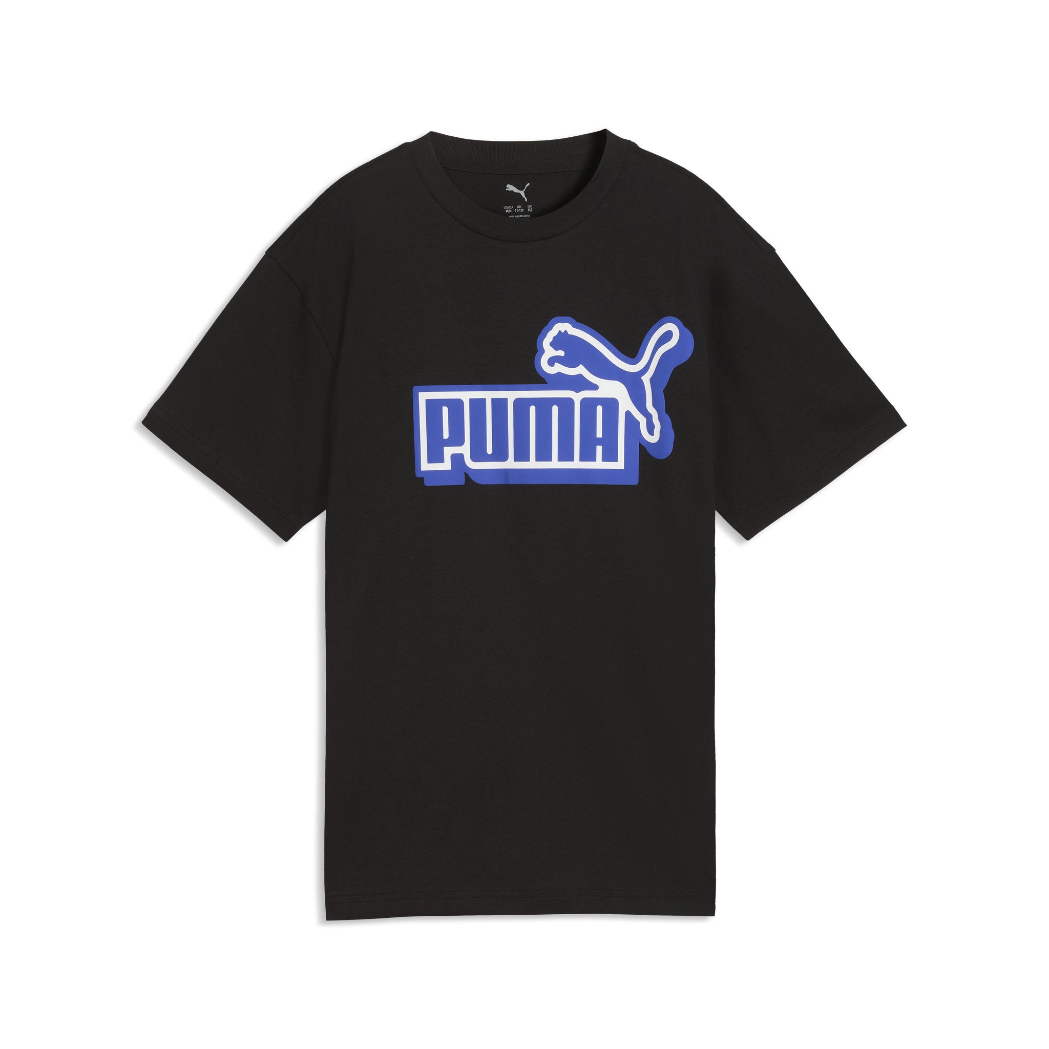 PUMA Essentials Logo Lab Relaxed Front Boys Tee