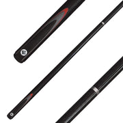 Formula Sports Plain Composite 2 Piece Pool Cue - Black