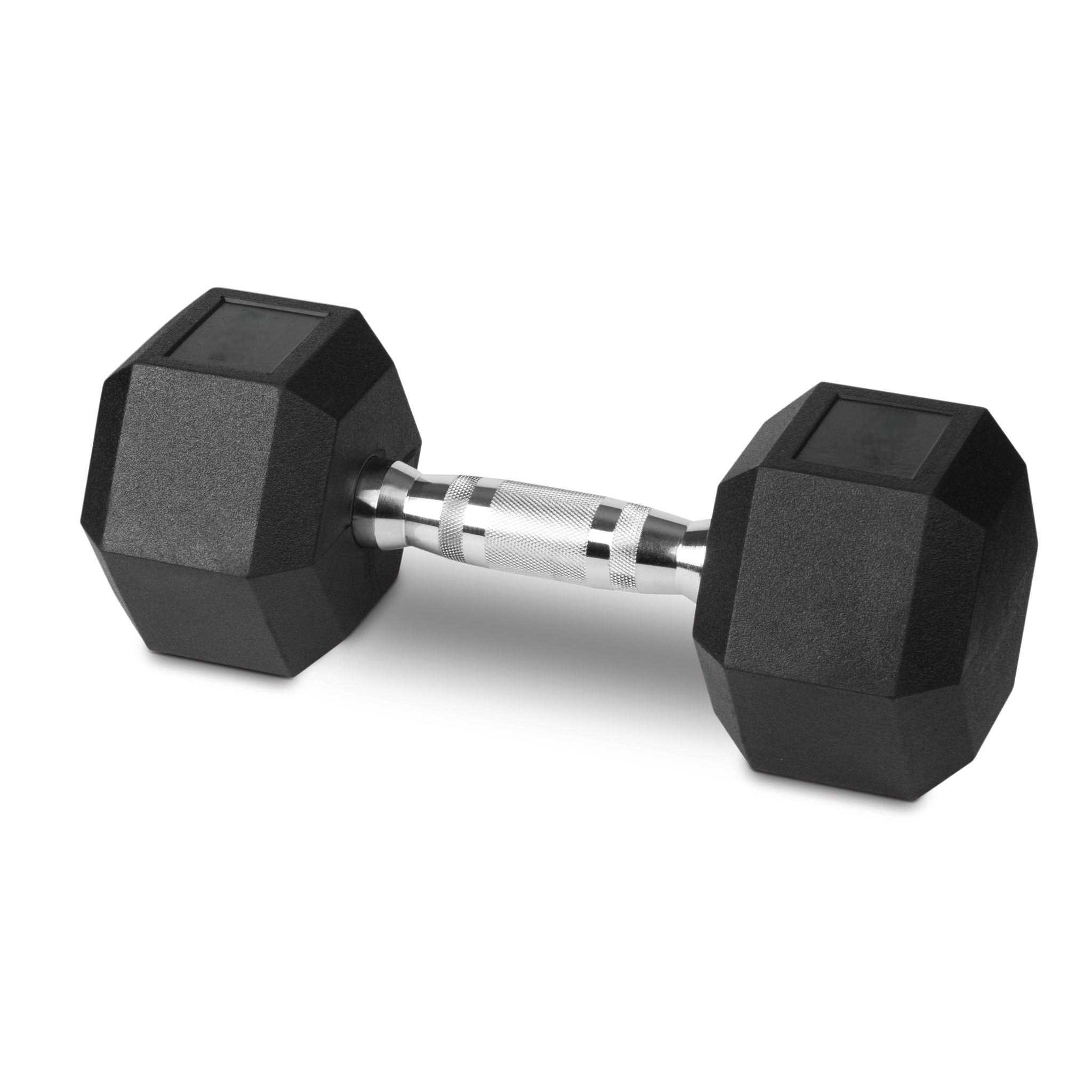 Bodyworx 17.5kg Rubber Hex Dumbbell