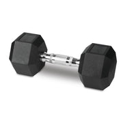 Bodyworx 1kg Rubber Hex Dumbbell