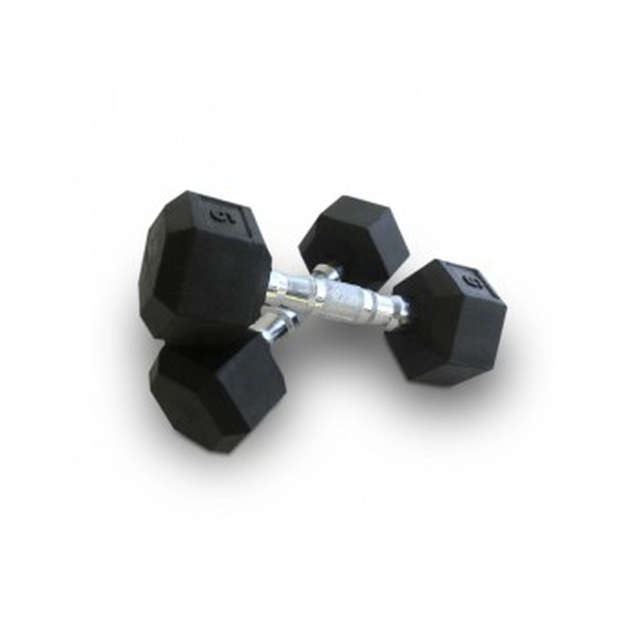 Bodyworx Rubber Hex Dumbbell - 12.5Kg