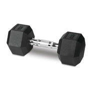 Bodyworx Rubber Hex Dumbbell - 8 Kg