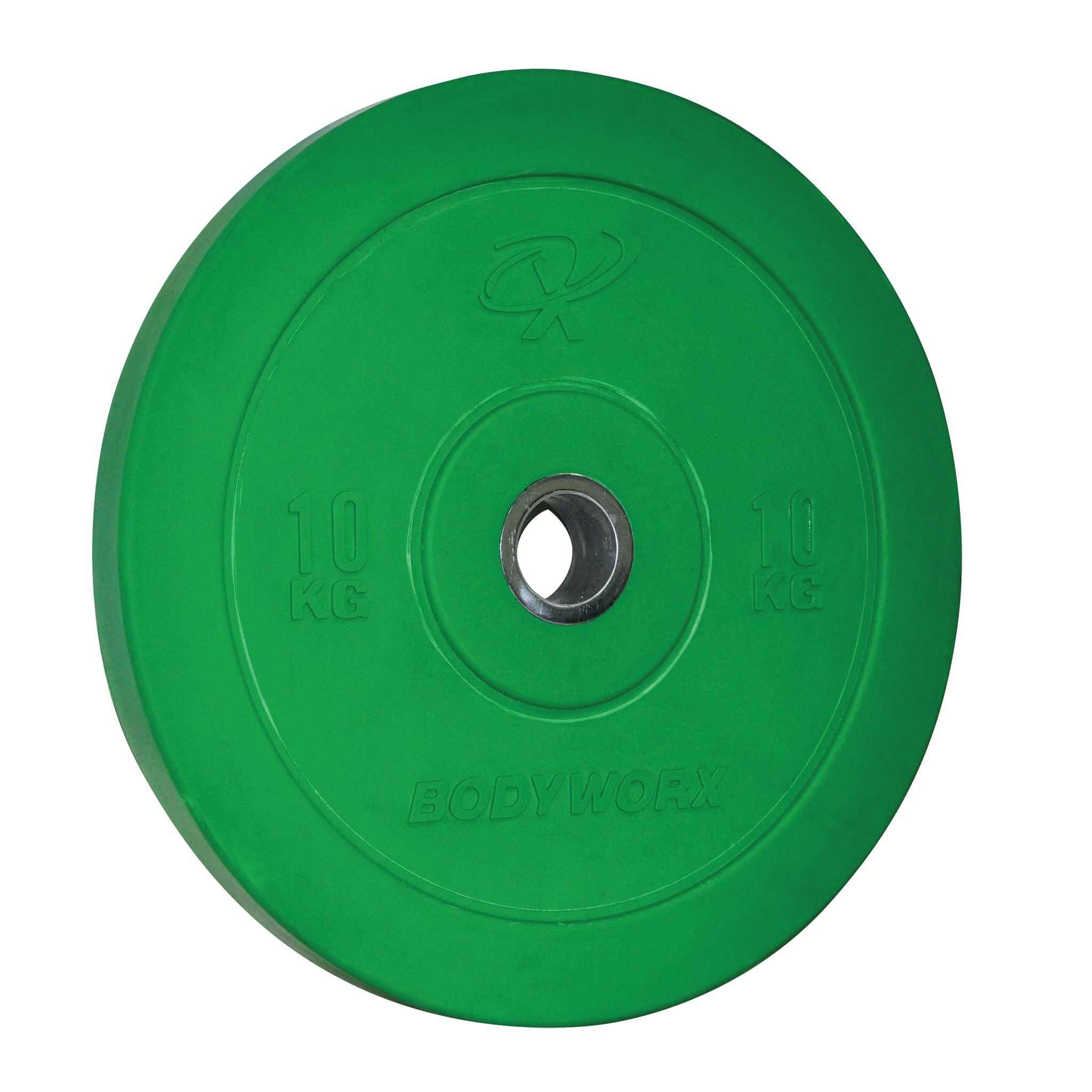 Bodyworx Rubber Coloured Olympic Bumper Plate - 10kg