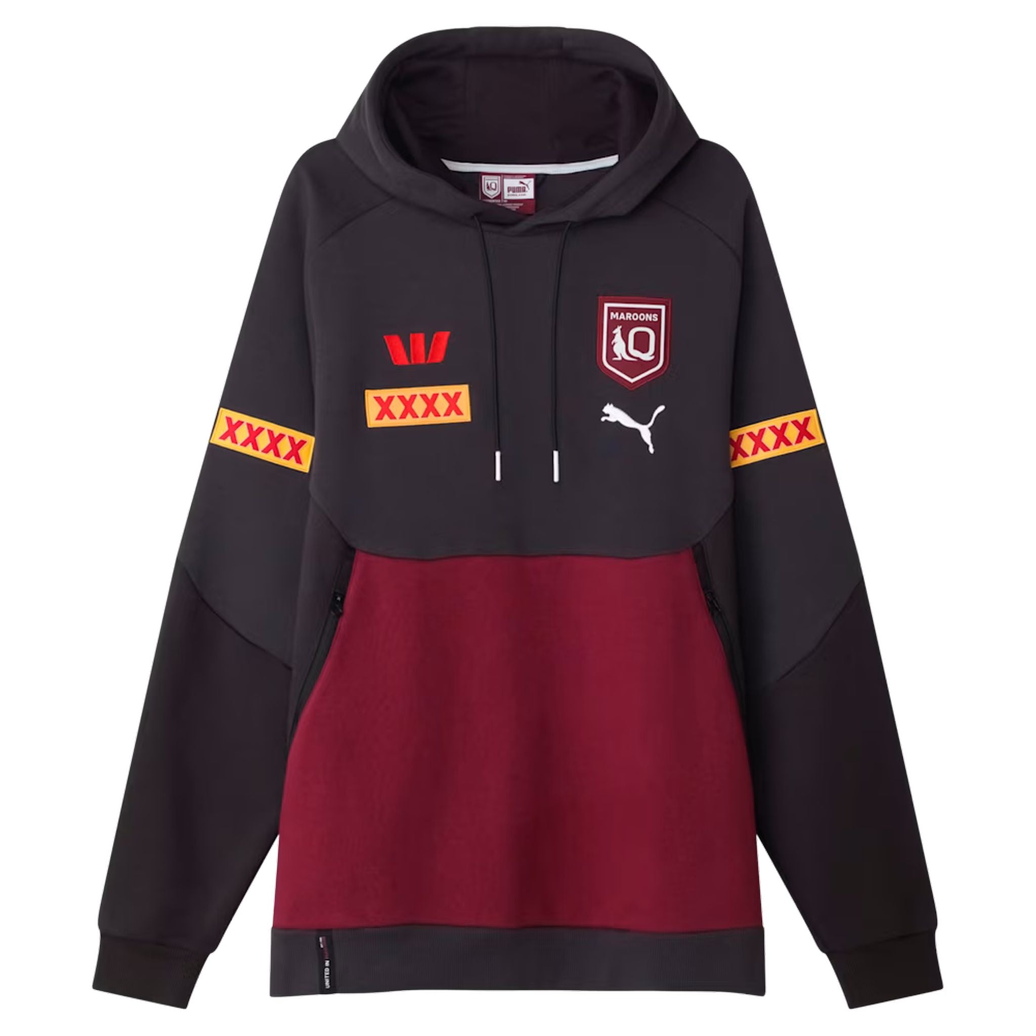 PUMA QLD Maroons 2025 Mens Team Hoodie