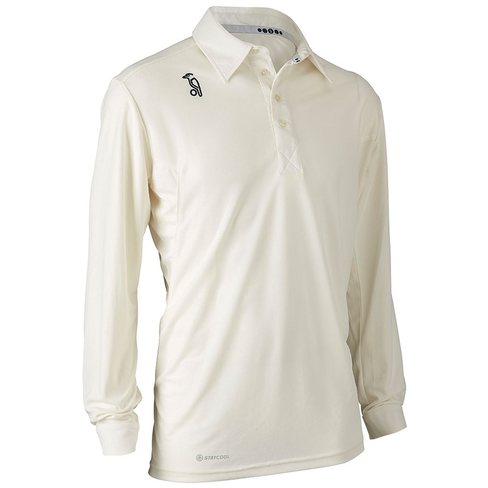 Kookaburra Pro Active Long Sleeve Kids Cricket Shirt