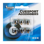 Formula Sports Blue Leather Screw In Tips