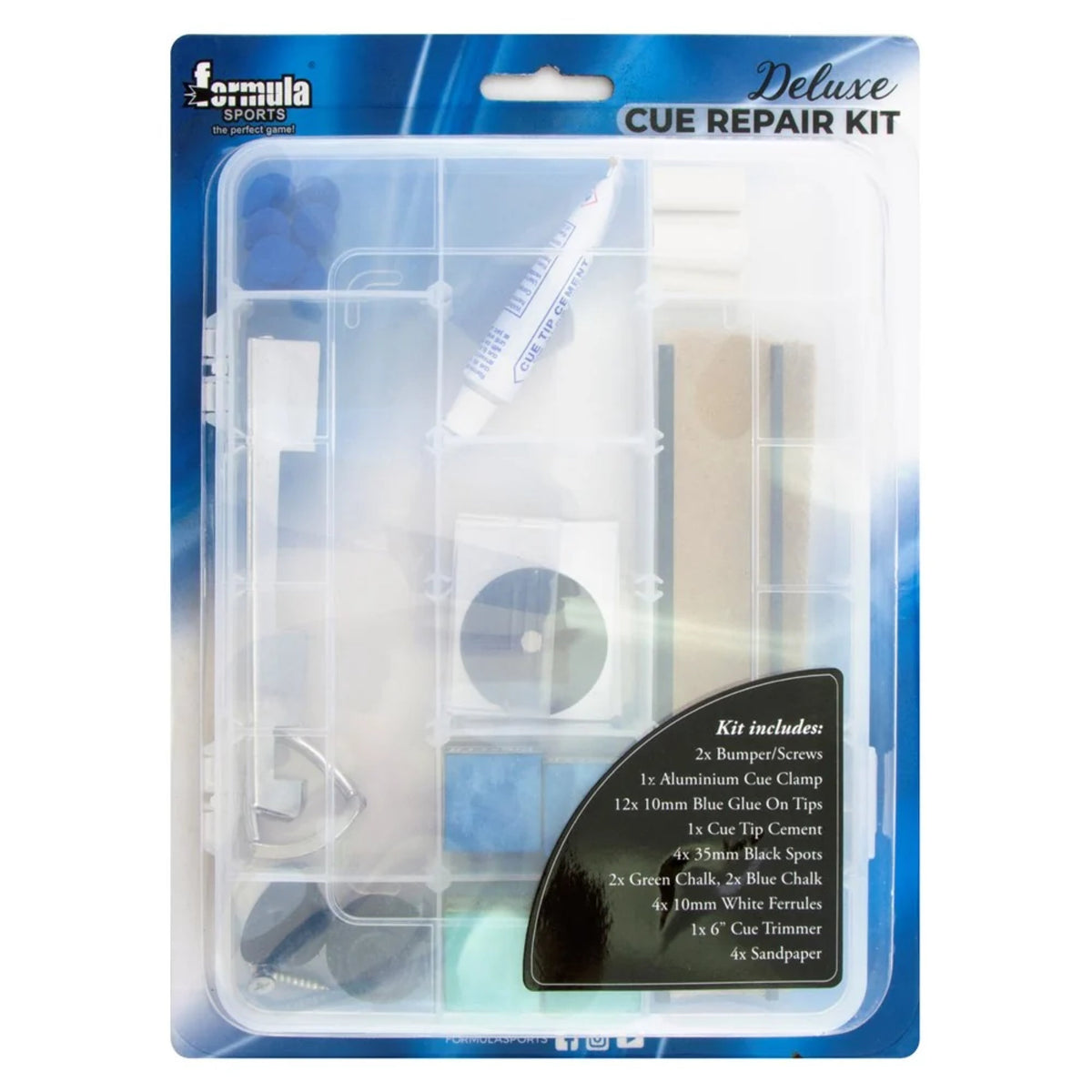 Formula Sports Deluxe Cue Repair Kit