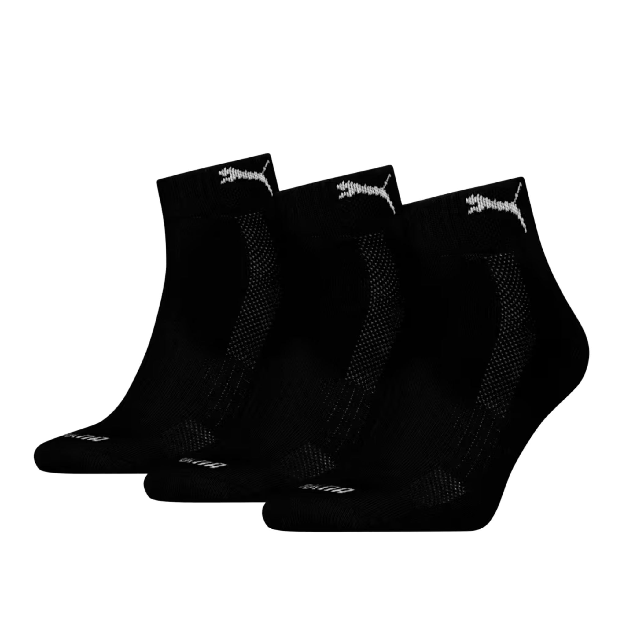 PUMA Cushioned Quarter Socks - 3 Pack