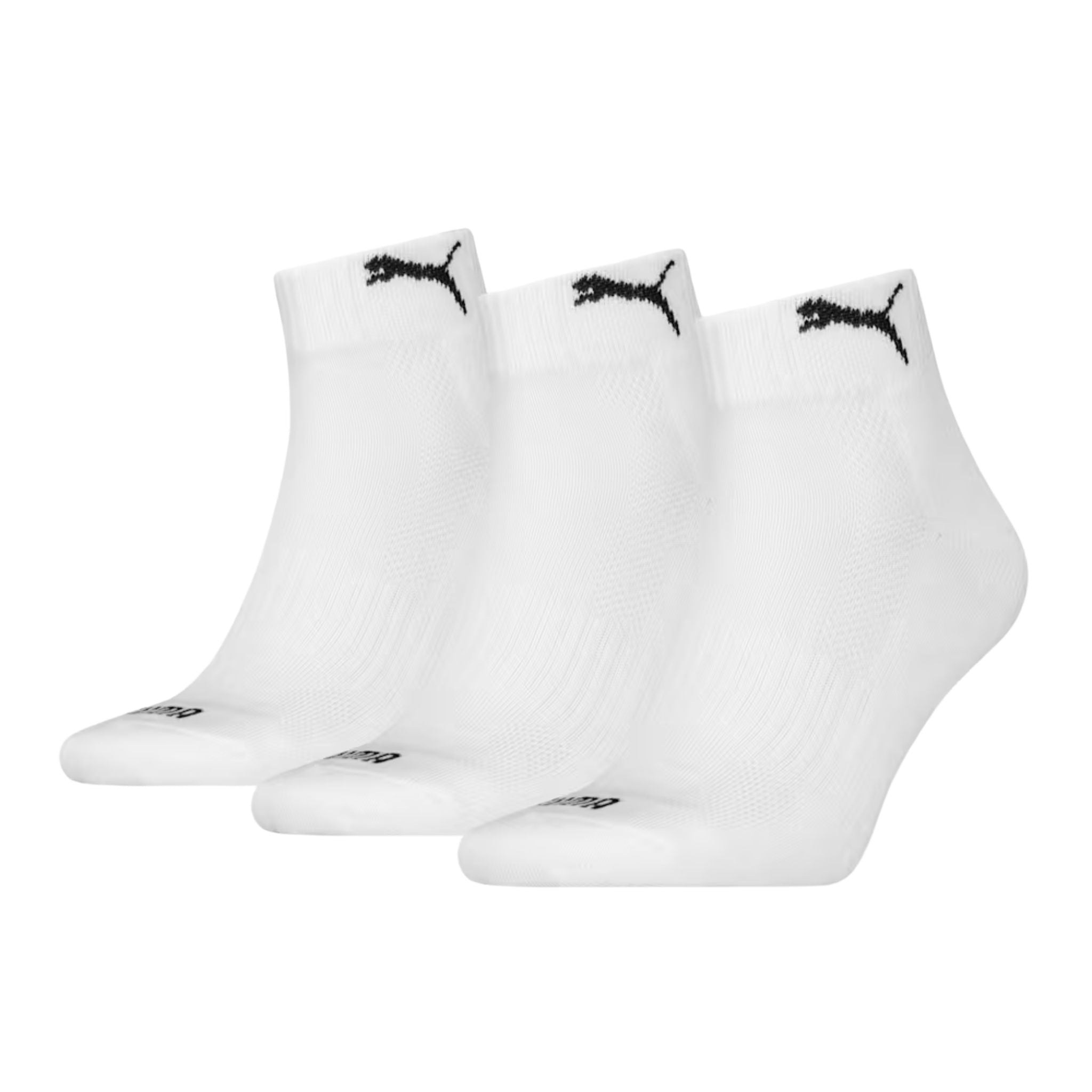 PUMA Cushioned Quarter Socks - 3 Pack