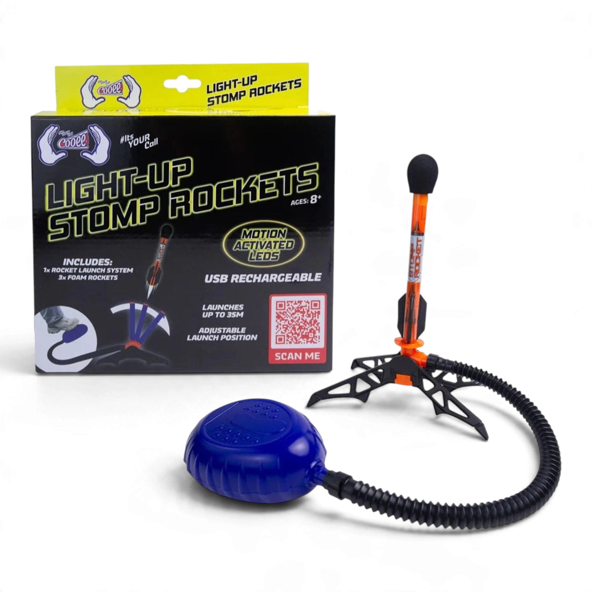 Cooee Light-Up Stomp Rocket