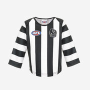 AFL Collingwood Magpies Toddlers Replica Long Sleeve Jersey