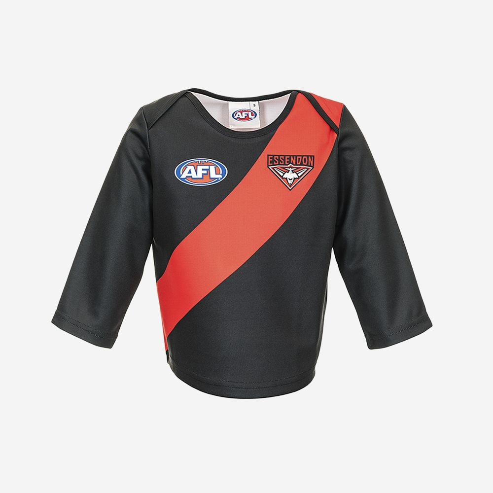 AFL Essendon Bombers Toddlers Replica Long Sleeve Jersey SportsPower