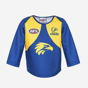 AFL West Coast Eagles Toddlers Replica Long Sleeve Jersey