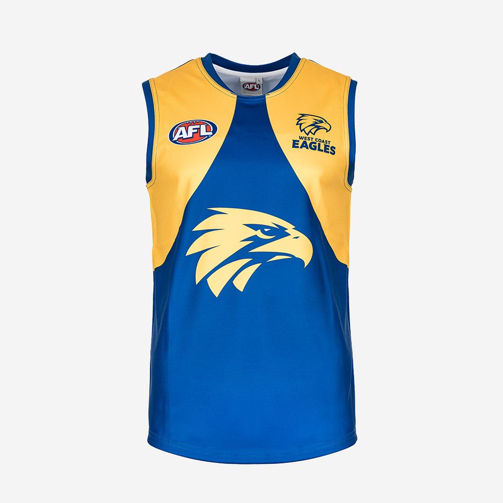 AFL West Coast Eagles Adult Replica Jersey