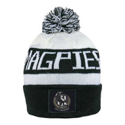 AFL Bar Beanie - Collingwood Magpies