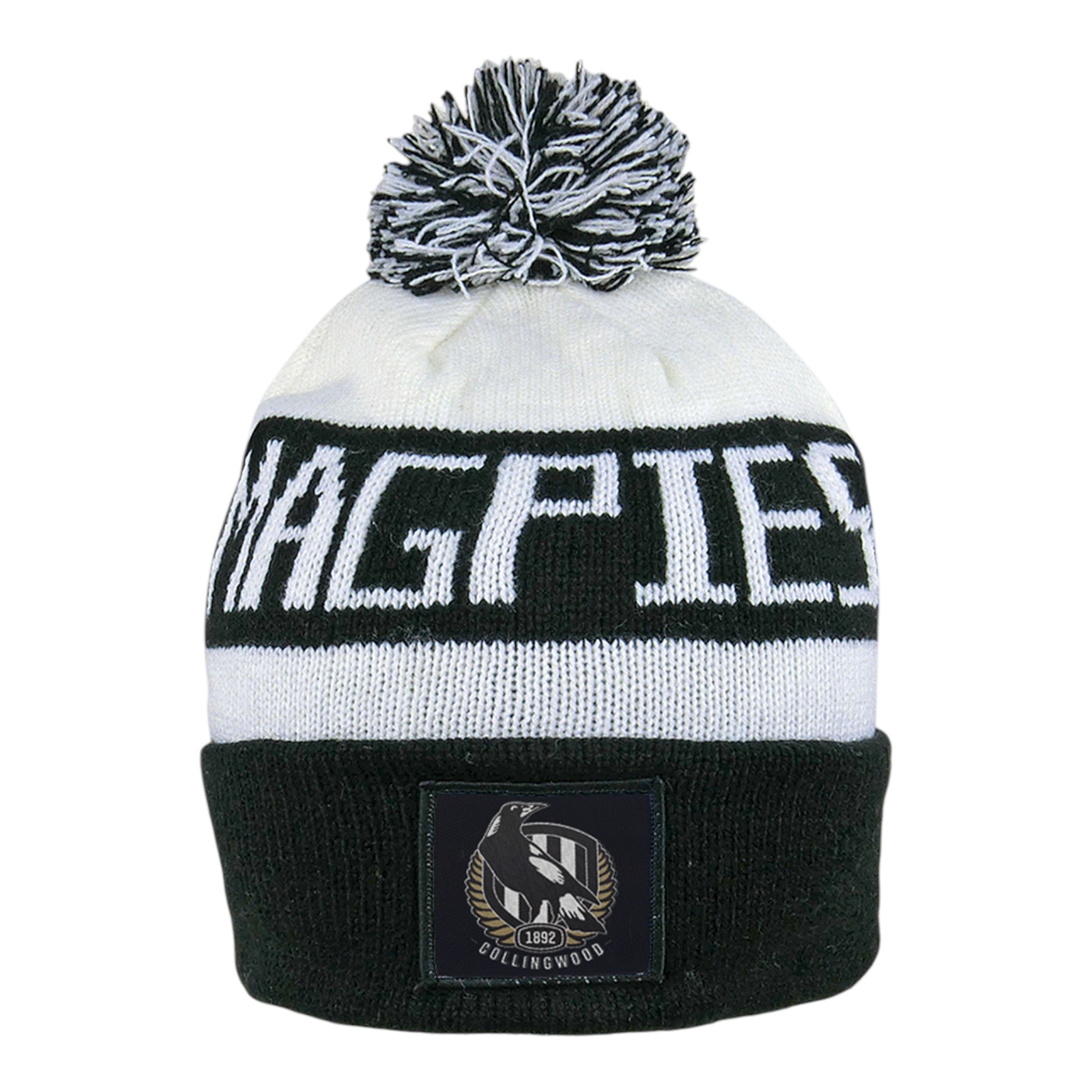 AFL Bar Beanie - Collingwood Magpies