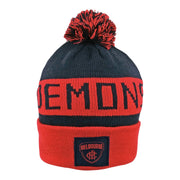 AFL Bar Beanie - Melbourne Demons