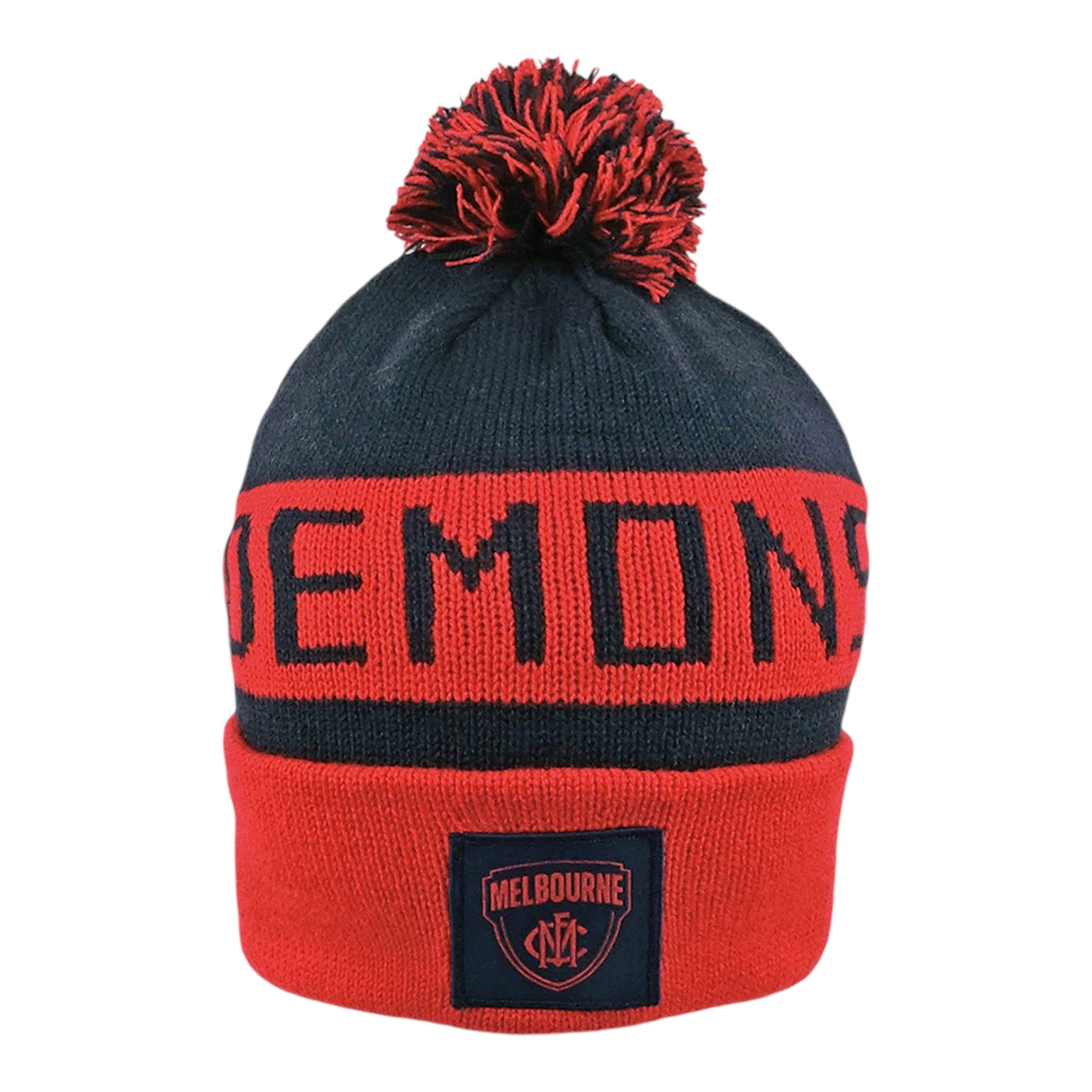 AFL Bar Beanie - Melbourne Demons