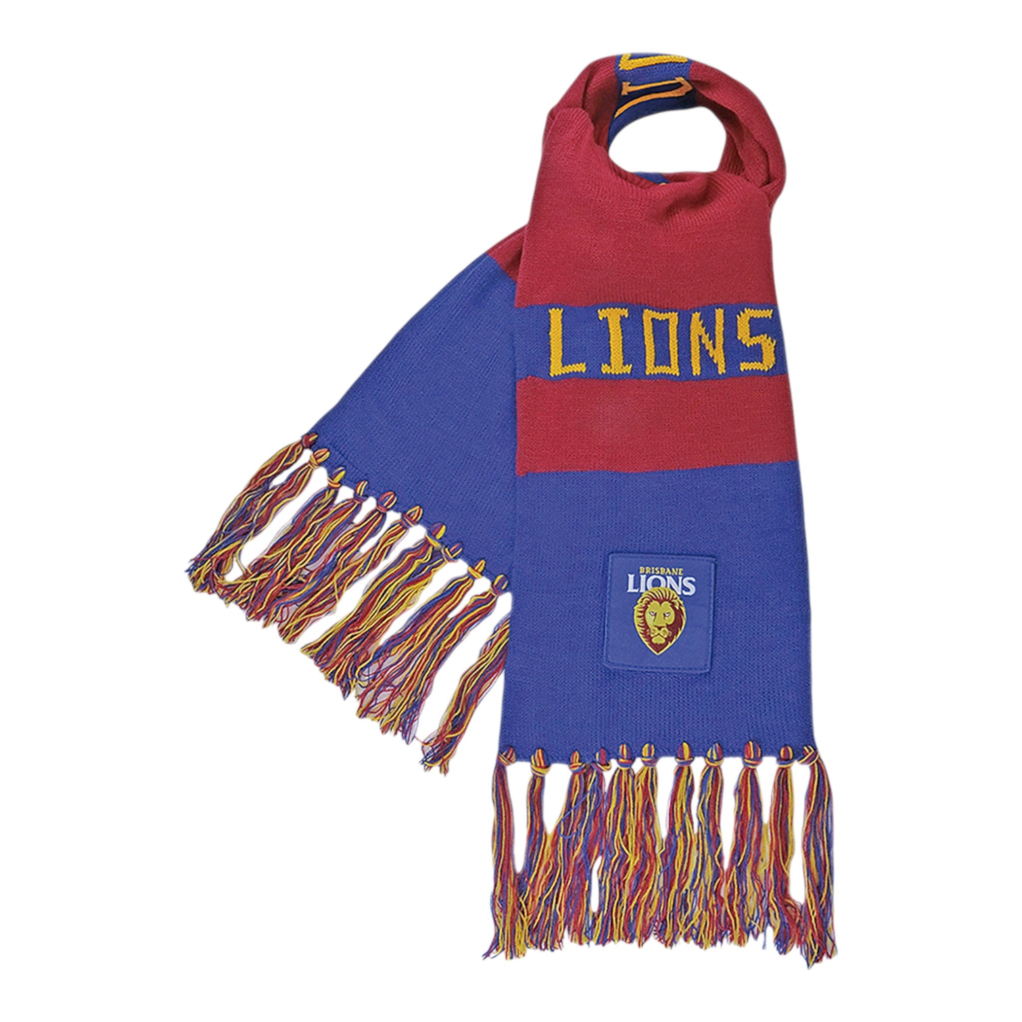 AFL Bar Scarf - Brisbane Lions