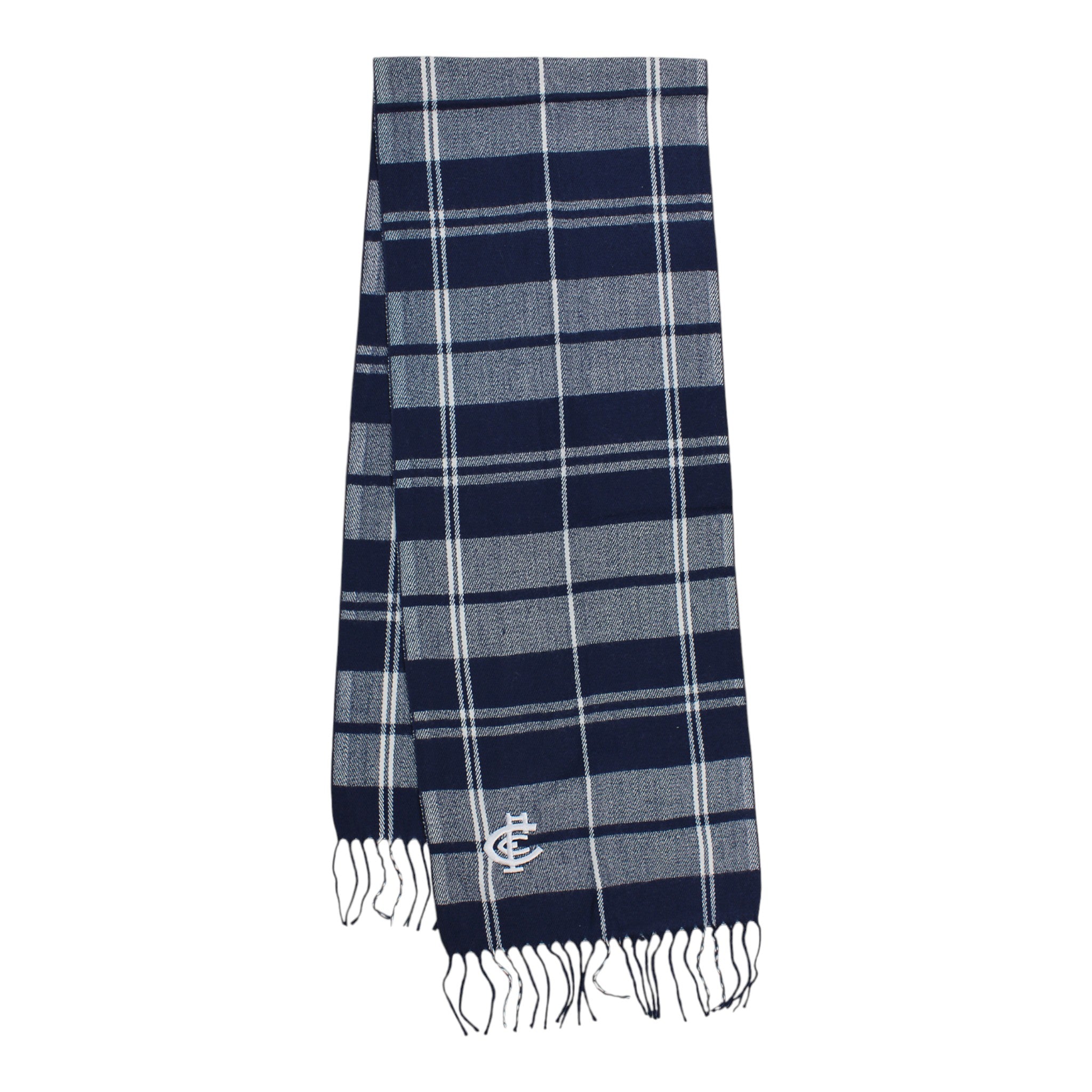 AFL Tartan Scarf - Carlton Blues