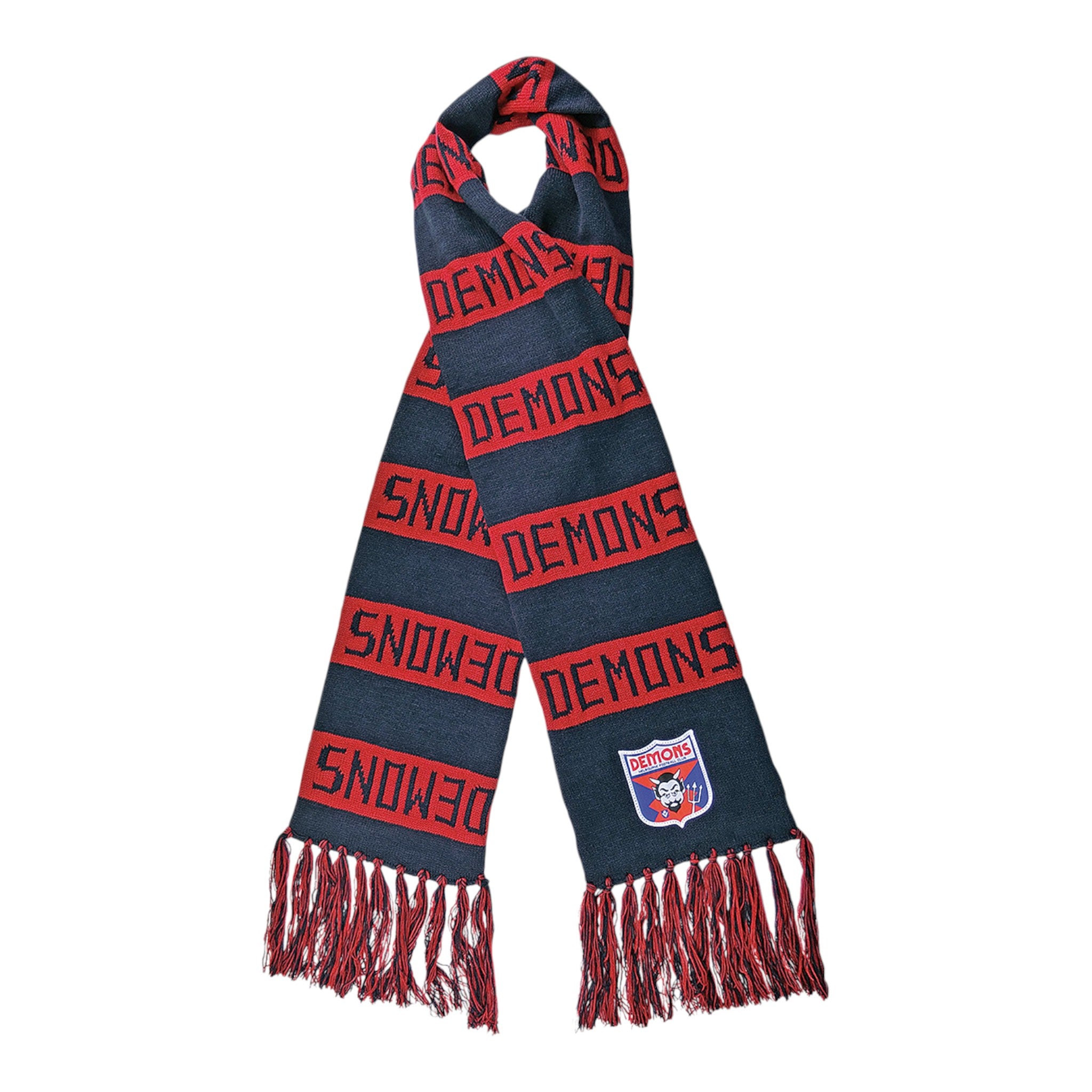 AFL Heritage Bar Scarf - Melbourne Demons