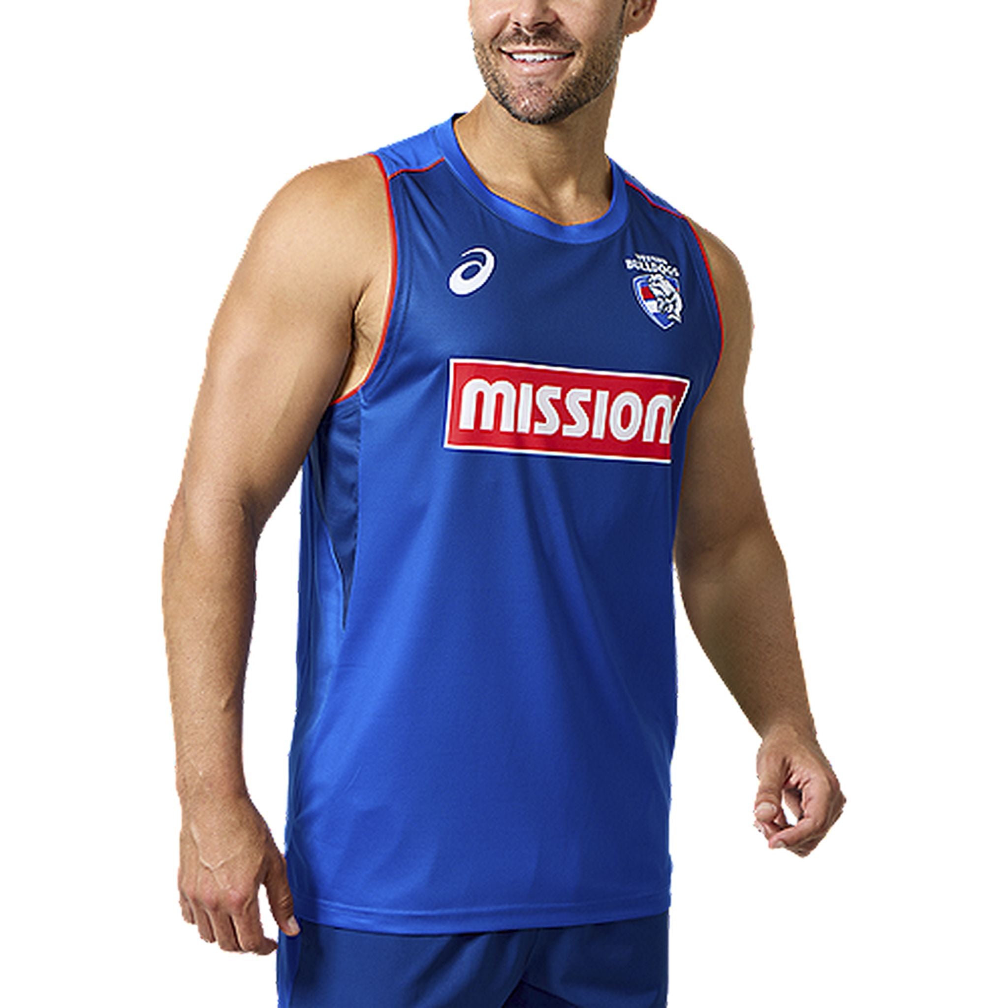 ASICS AFL Western Bulldogs Mens Training Tank