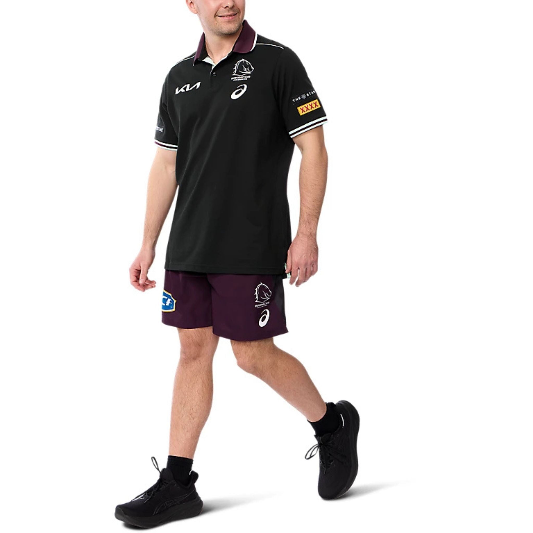 ASICS Brisbane Broncos Mens Team Polo
