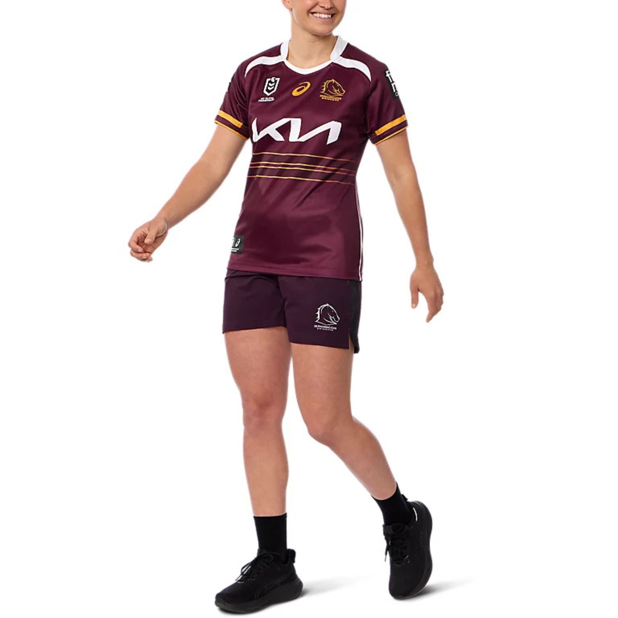 ASICS Brisbane Broncos Womens Home Jersey