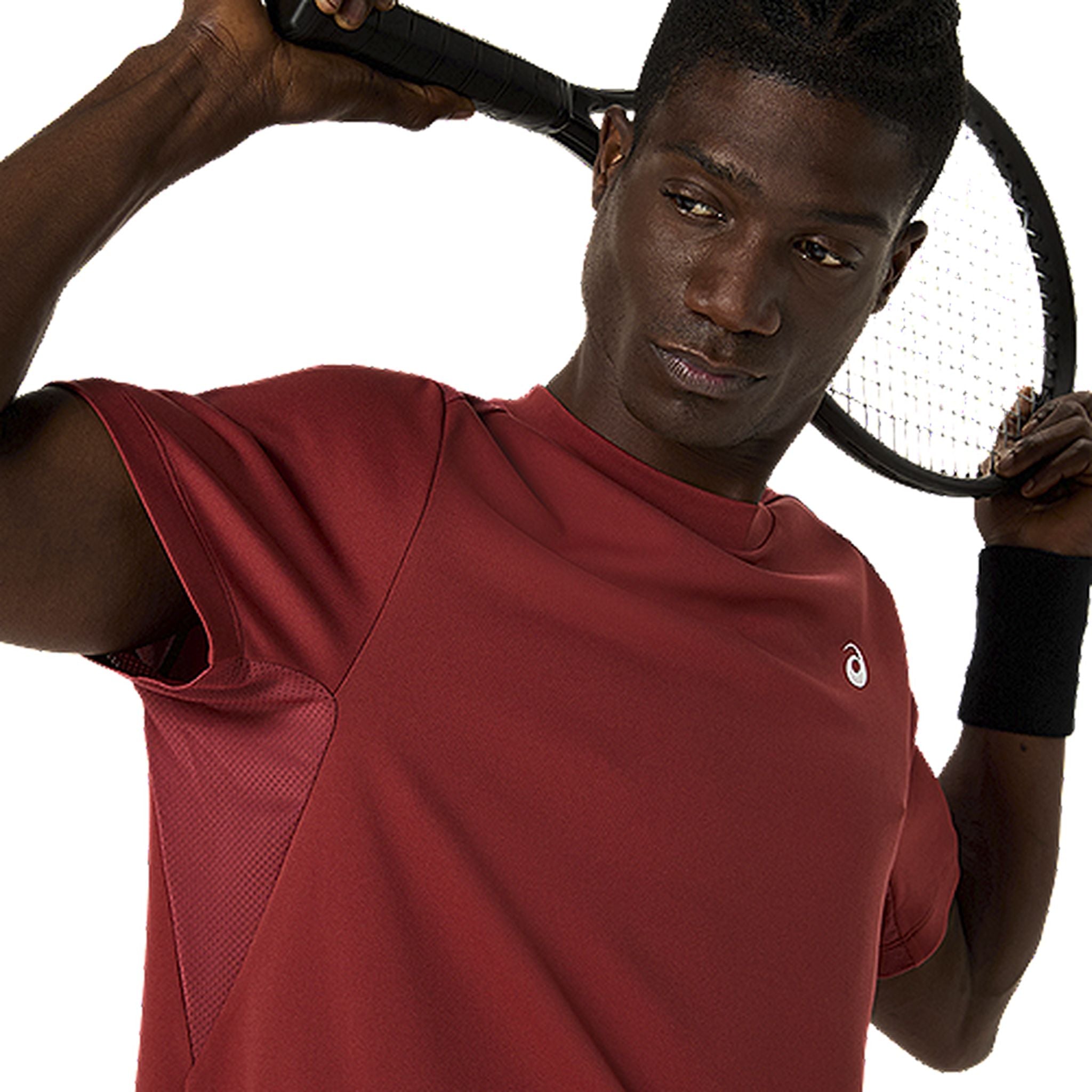 ASICS Court Short Sleeved Mens Tennis Tee