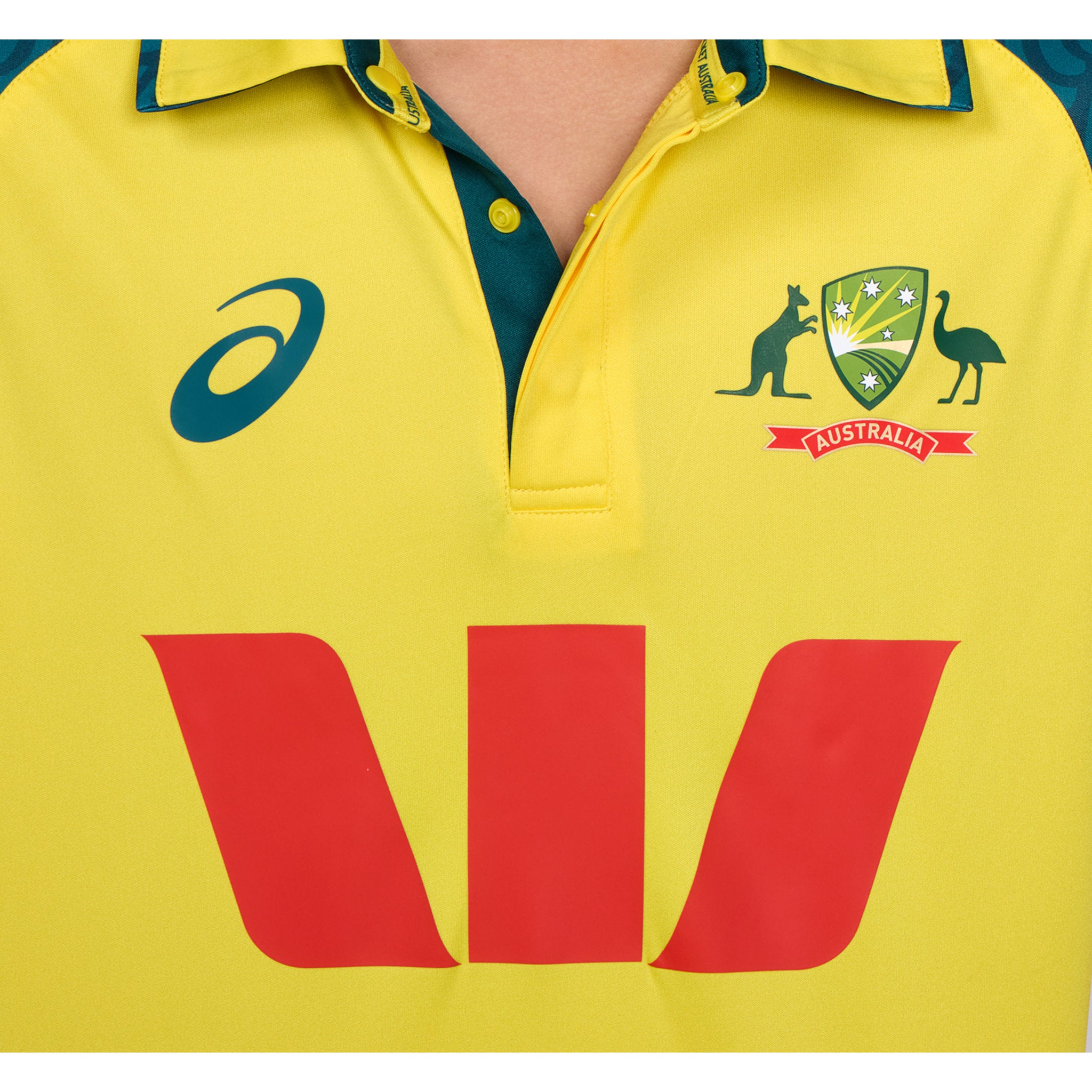 ASICS Cricket Australia 2025 Kids Replica ODI Home Shirt
