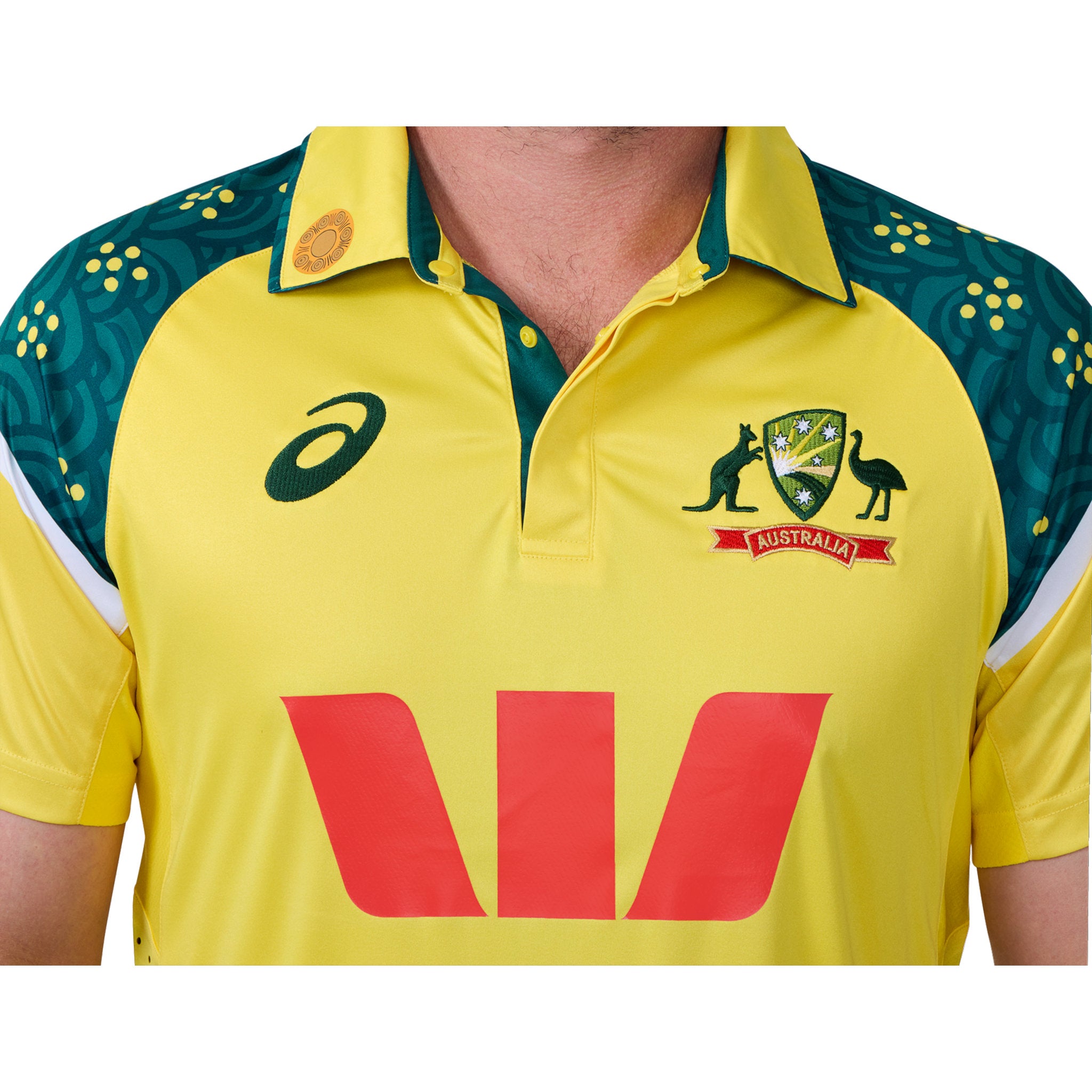ASICS Cricket Australia 2025 Mens Replica ODI Home Shirt