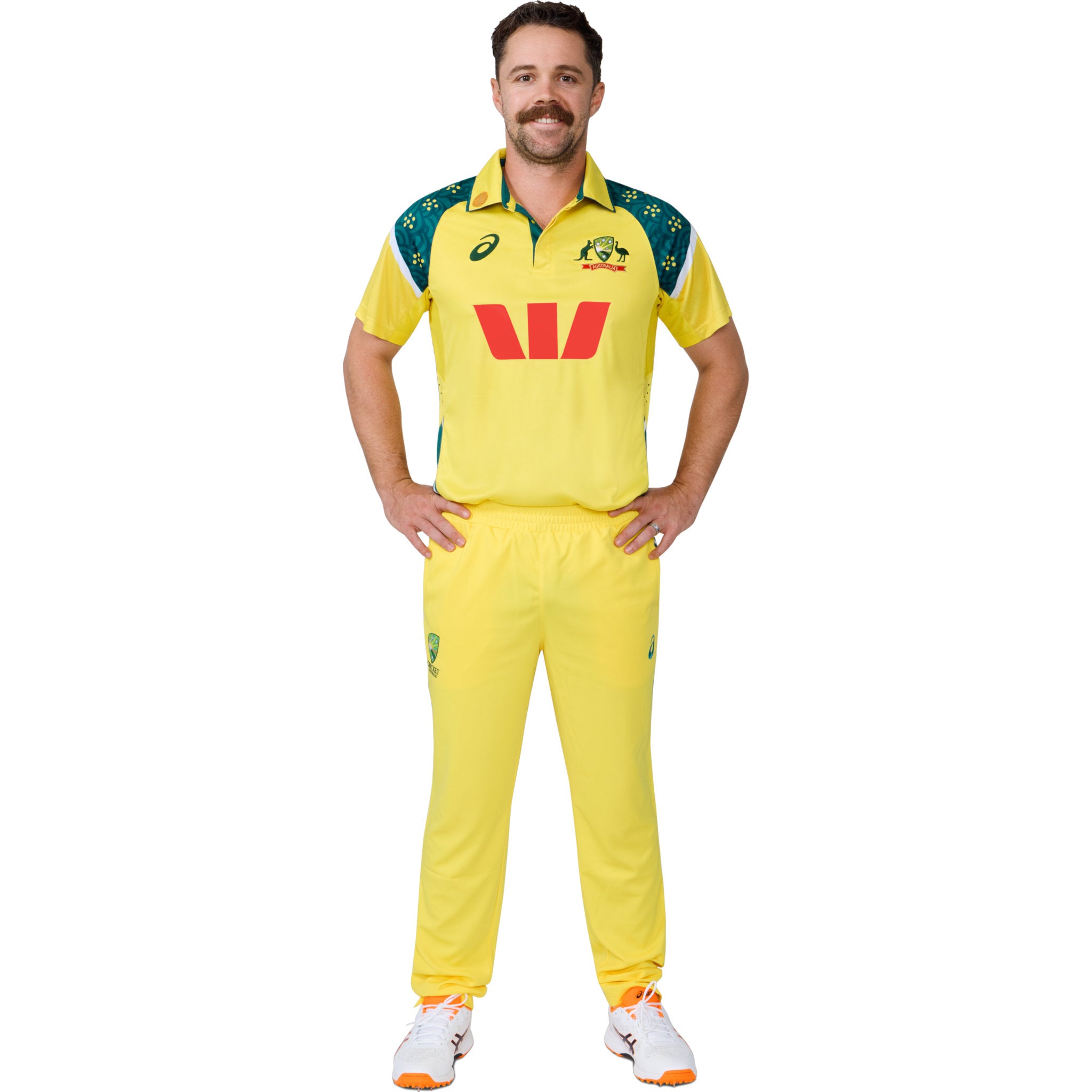 ASICS Cricket Australia 2025 Mens Replica ODI Home Shirt