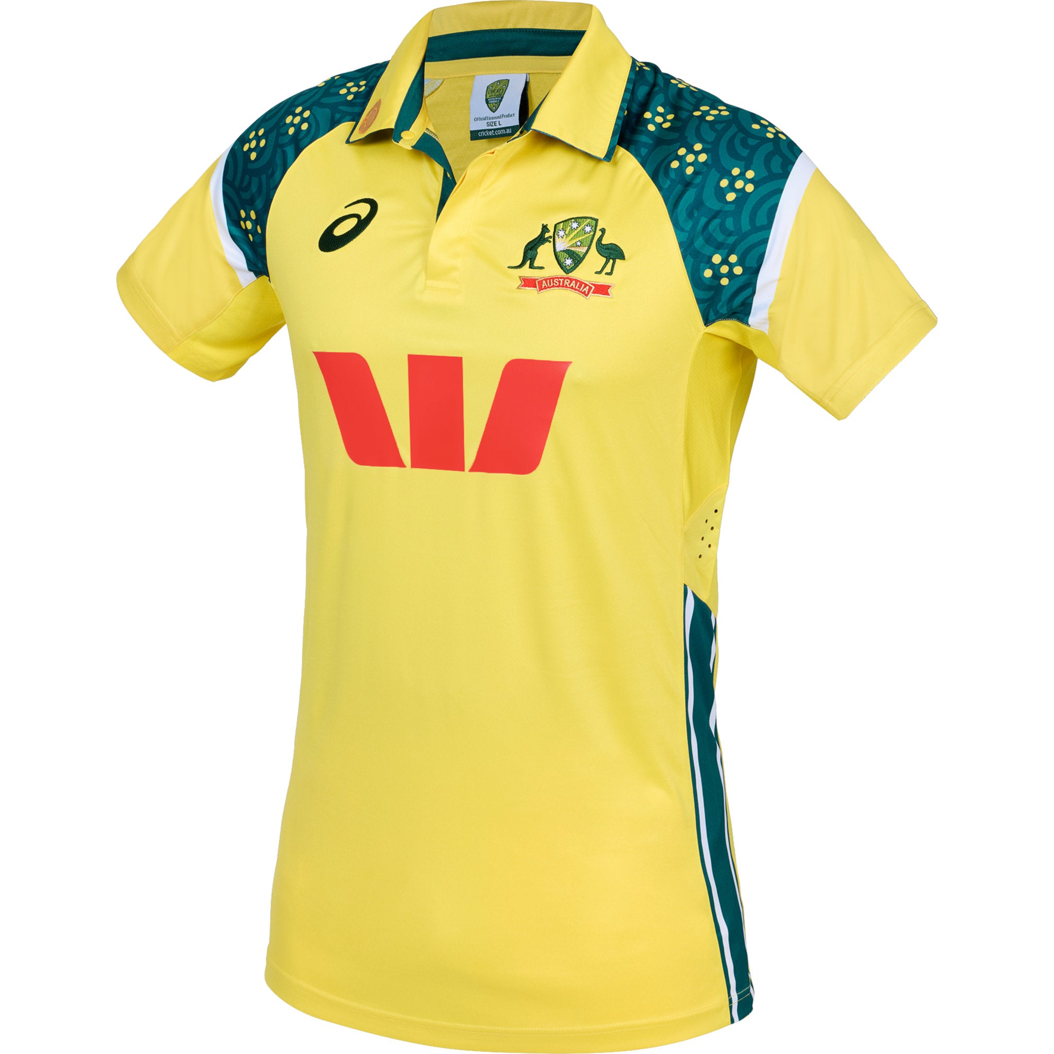 ASICS Cricket Australia 2025 Mens Replica ODI Home Shirt