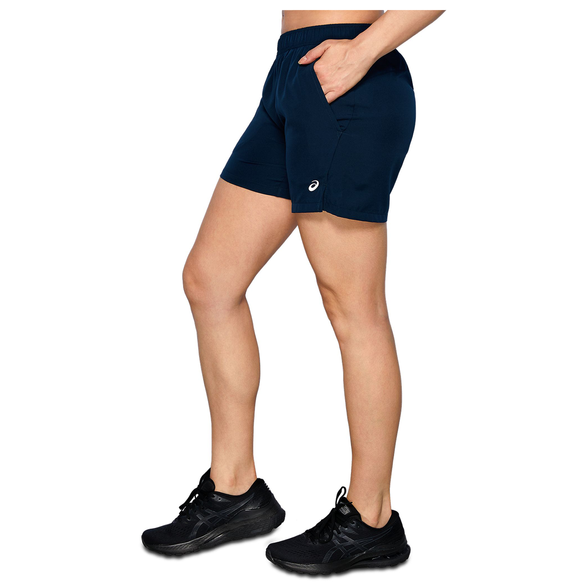 ASICS Silver 6 Inch Womens Running Shorts