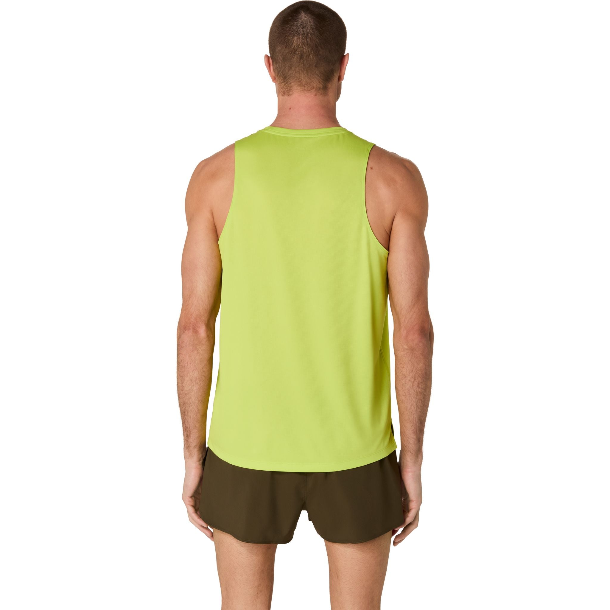 ASICS Silver Mens Running Tank