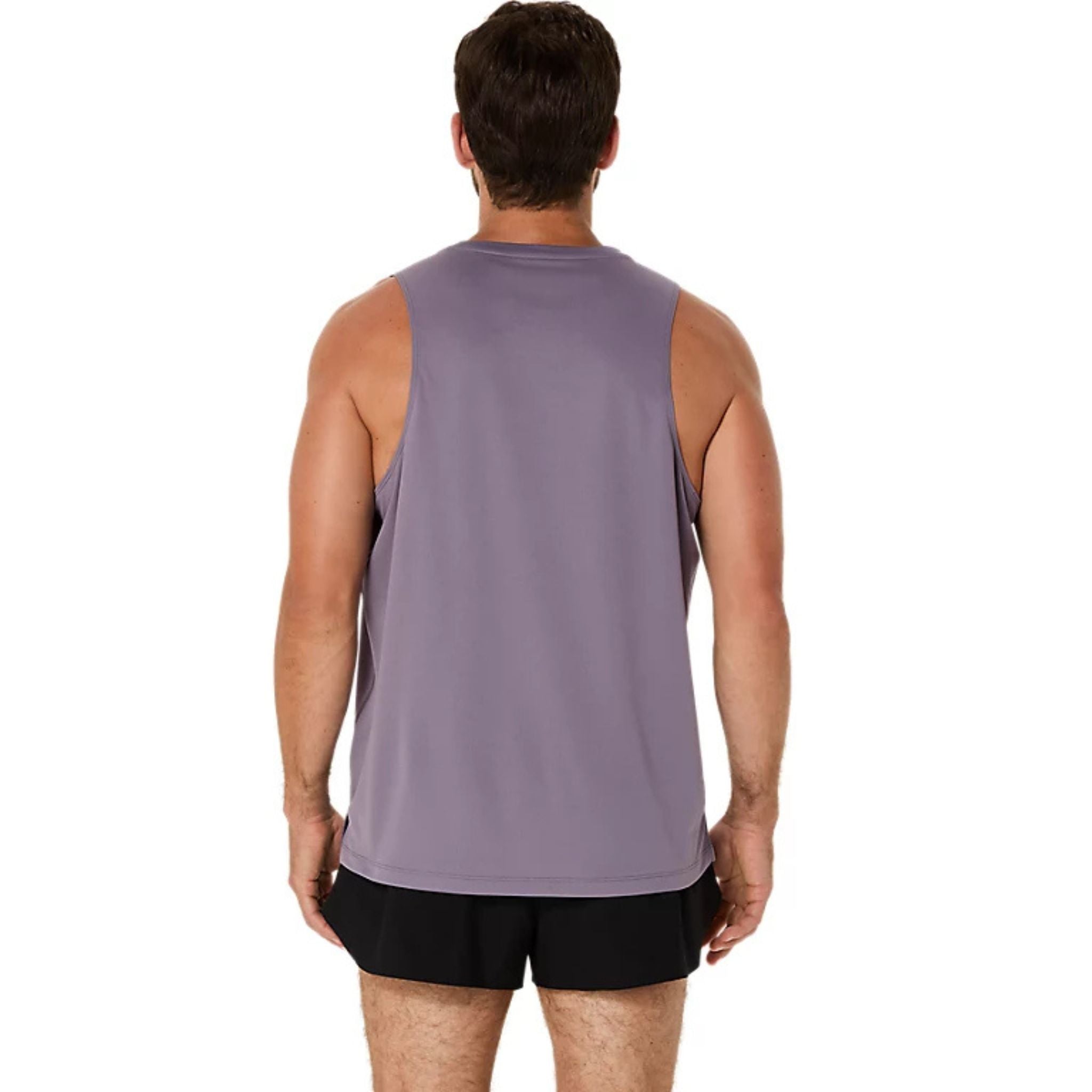 ASICS Silver Mens Running Tank