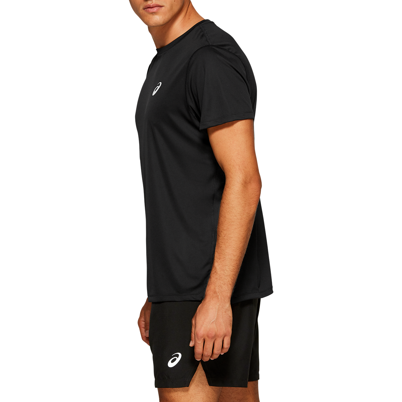 ASICS Silver Mens Running Tee