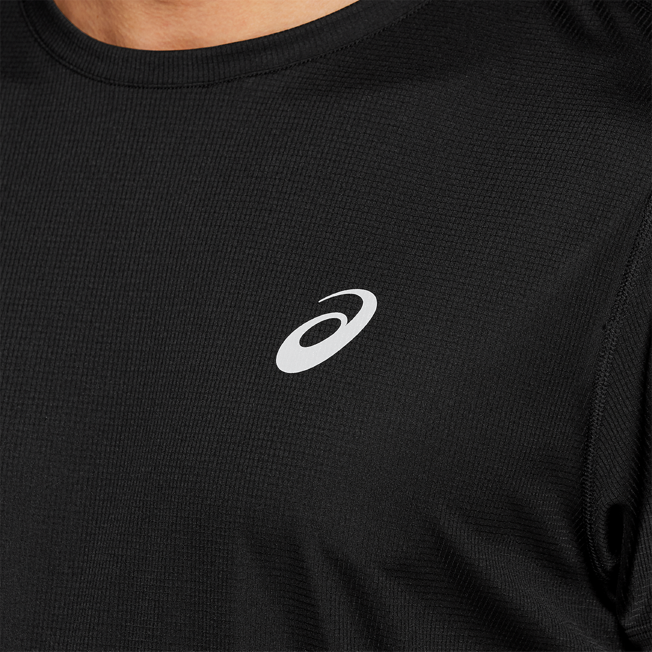 ASICS Silver Mens Running Tee